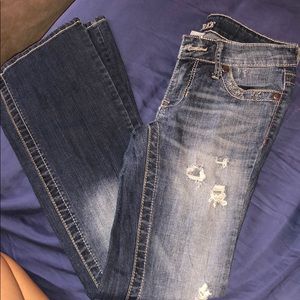 Women’s denim boot cut jeans